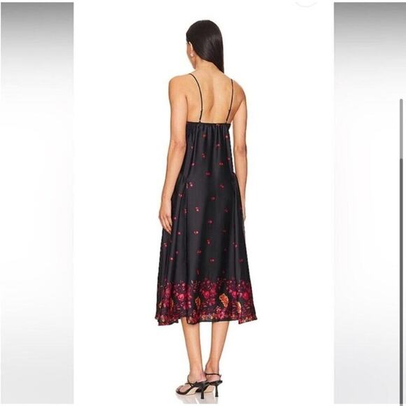 Free People On My Own Printed Maxi Dress Size Medium - Picture 2 of 13
